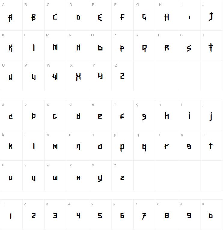 Here Be Dubstep字体