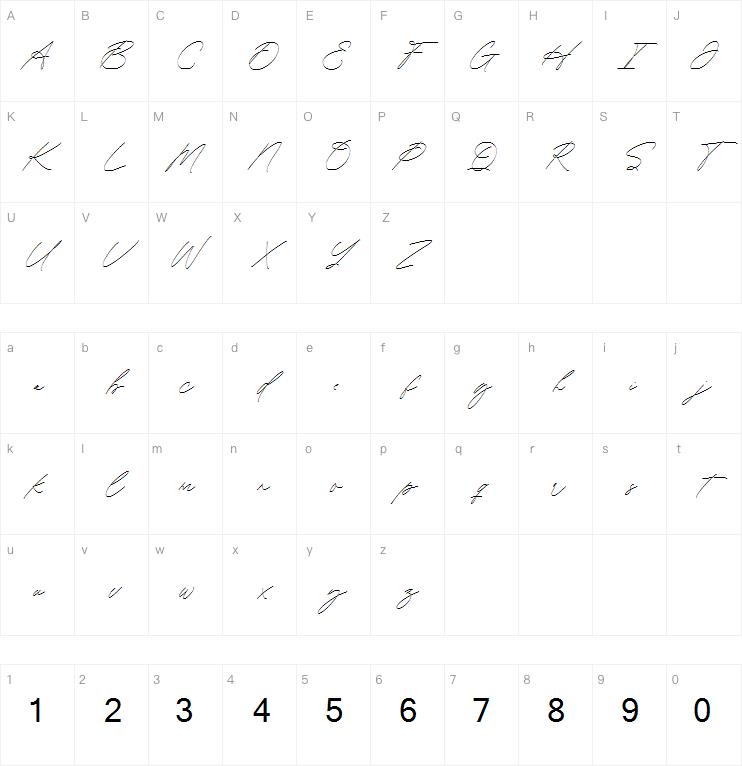 Heritage Signature字体