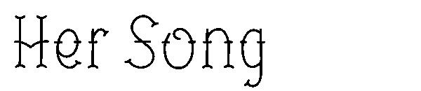 Her Song字体