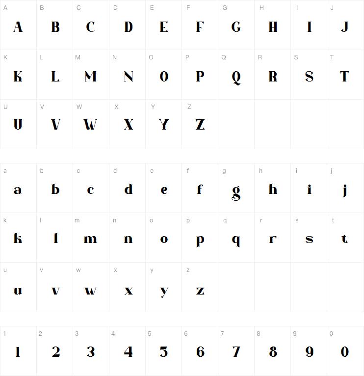 Heselna字体