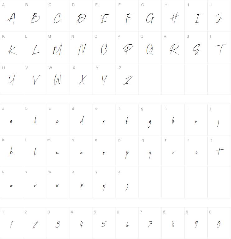 Hessley Andreas字体