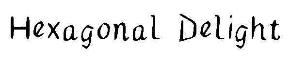 Hexagonal Delight字体