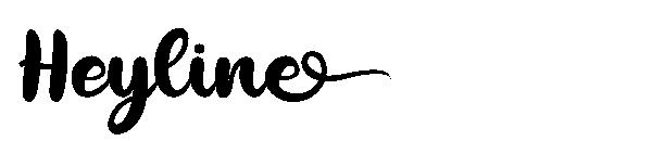 Heyline字体