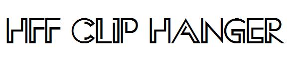 HFF Clip Hanger字体
