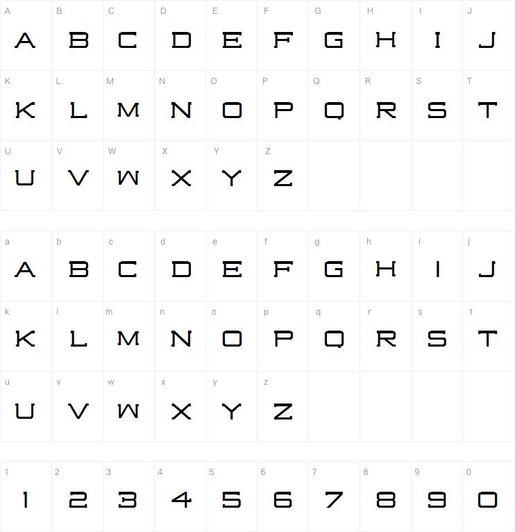 Highjack字体