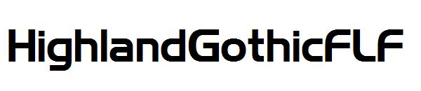 HighlandGothicFLF字体