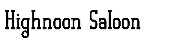 Highnoon Saloon字体