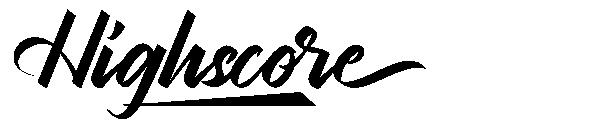 Highscore字体