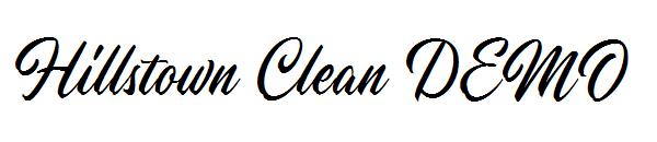 Hillstown Clean DEMO字体