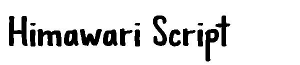 Himawari Script字体