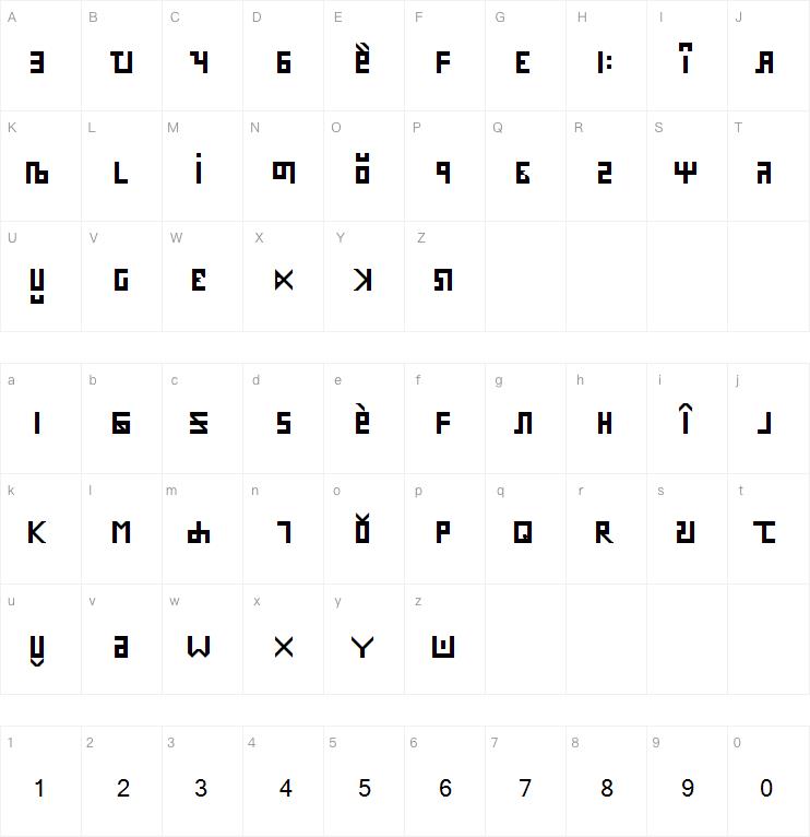 Hinglish mirror字体
