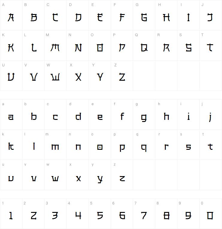 Hirosaki字体