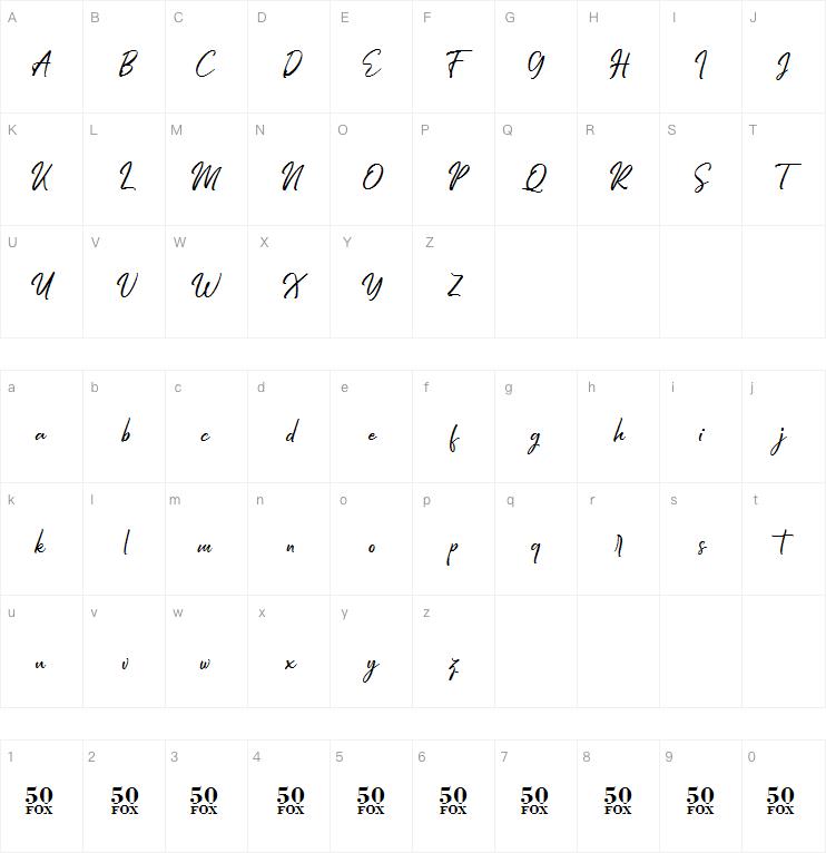 Hiroshima Script字体