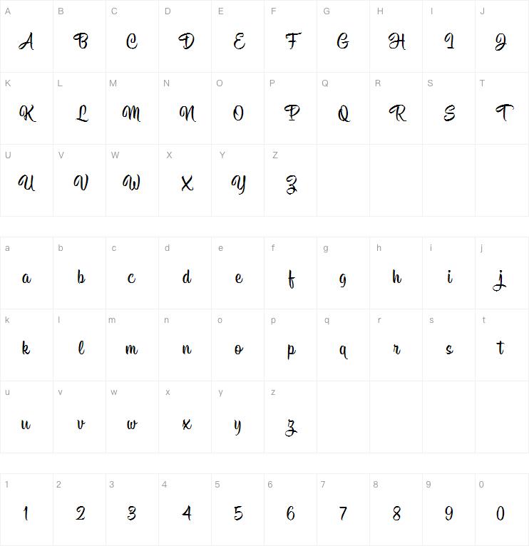 Hisyam Script字体