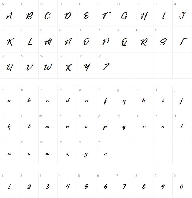 Hitoribok字体