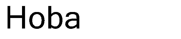 Hoba字体