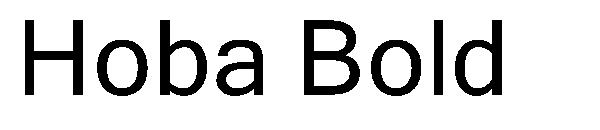 Hoba Bold字体