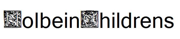 HolbeinChildrens字体