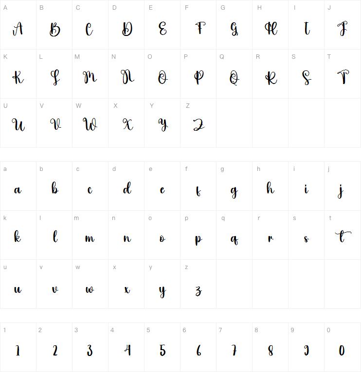 Holiday Birthday字体