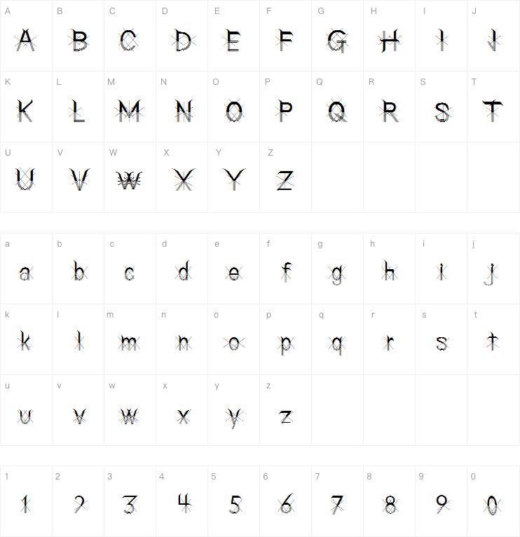 Holitter Lines字体