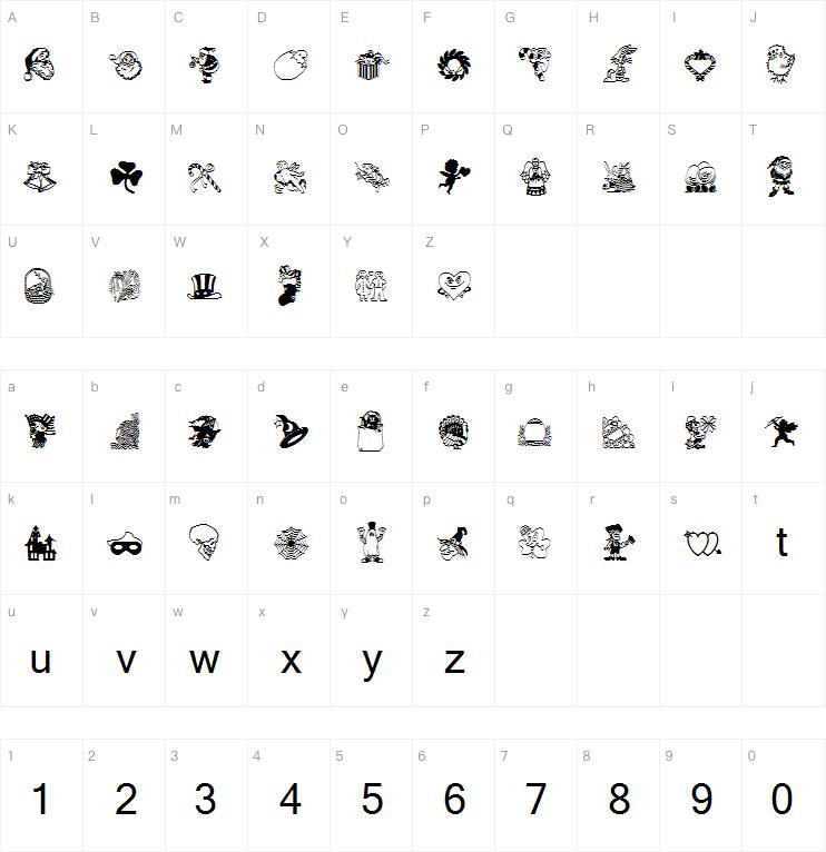 HollieBats字体