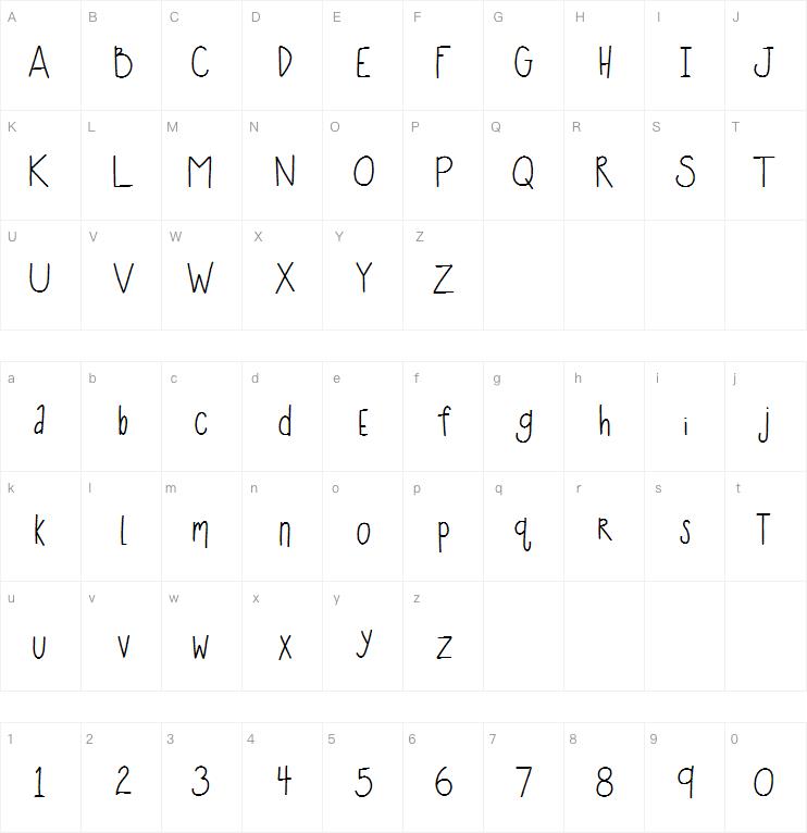 HomegirlHarvest字体