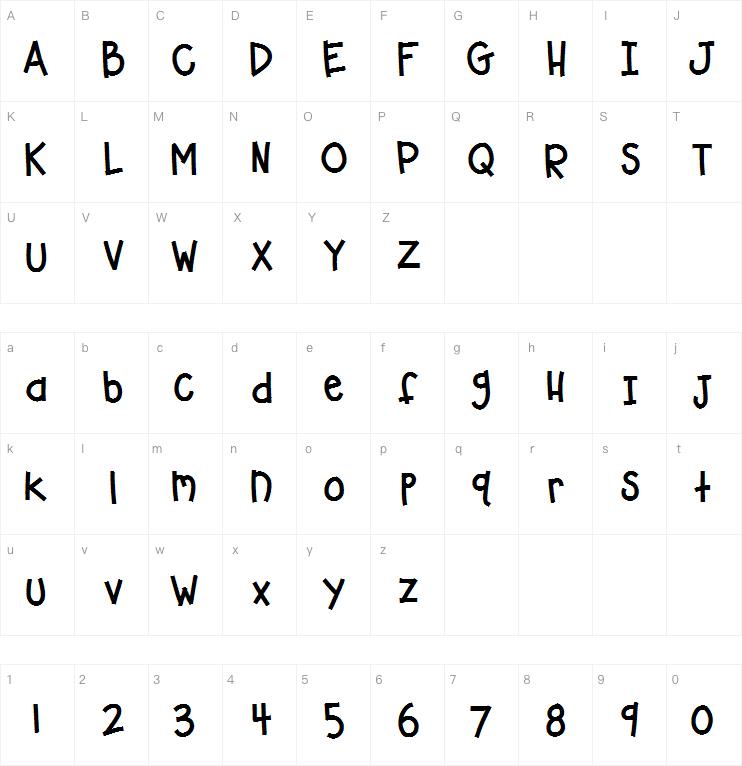 HomegirlHolidaze字体