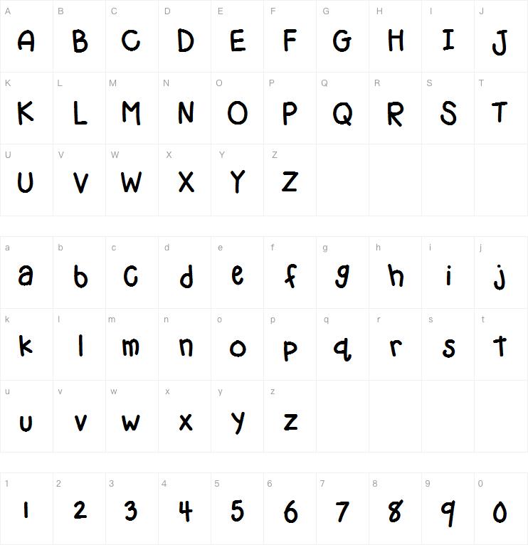 HomegirlStuffed字体