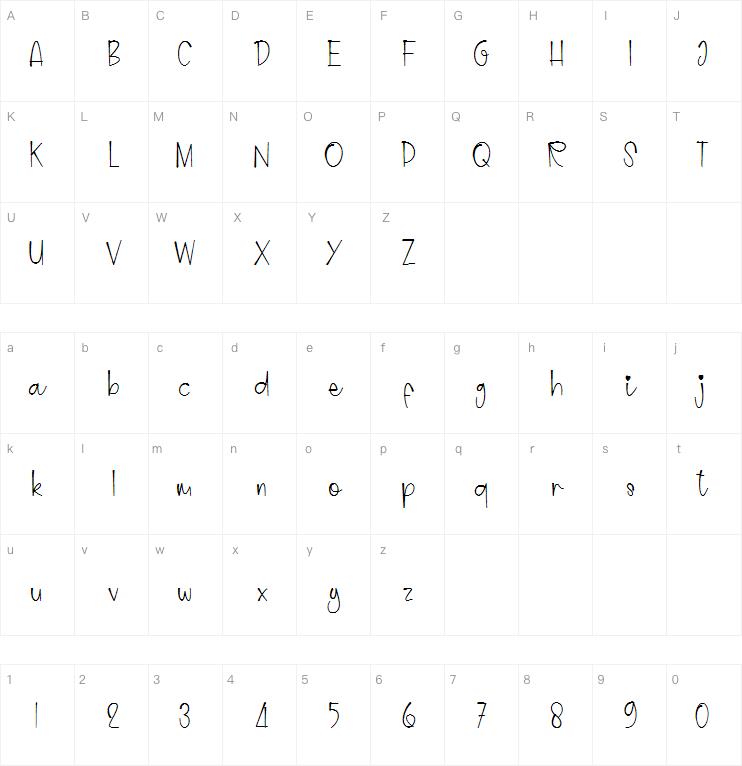 Home Minimalist字体