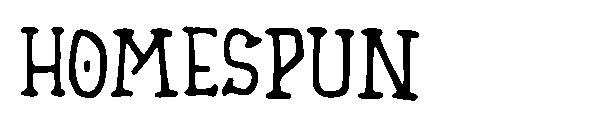 Homespun字体
