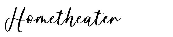 Hometheater字体