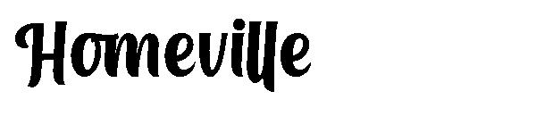 Homeville字体