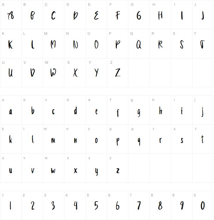 Hommy You字体