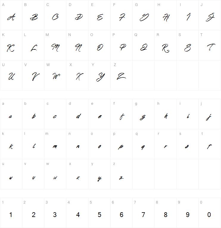 Hong Kong Script Brush字体