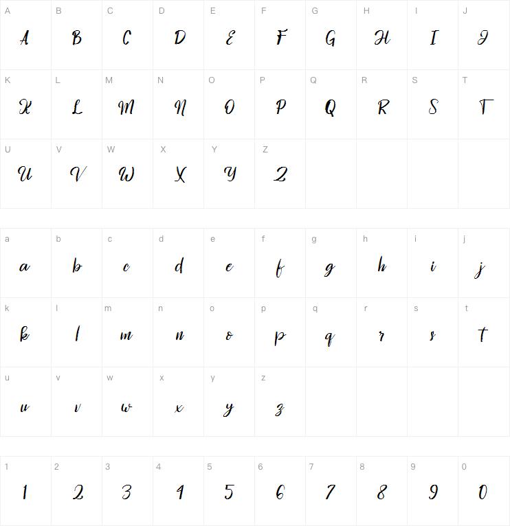 Hontizema字体