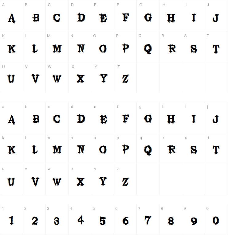 HORIZONLESS字体