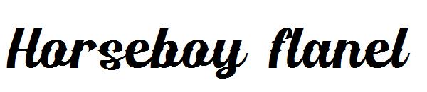 Horseboy flanel
