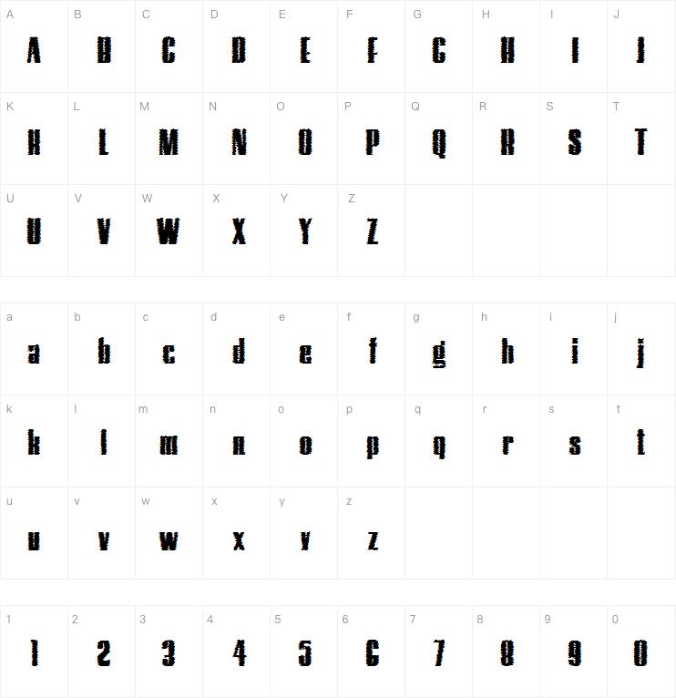 Hostil Trash字体