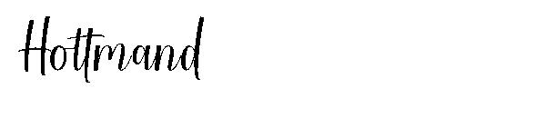 Hottmand字体