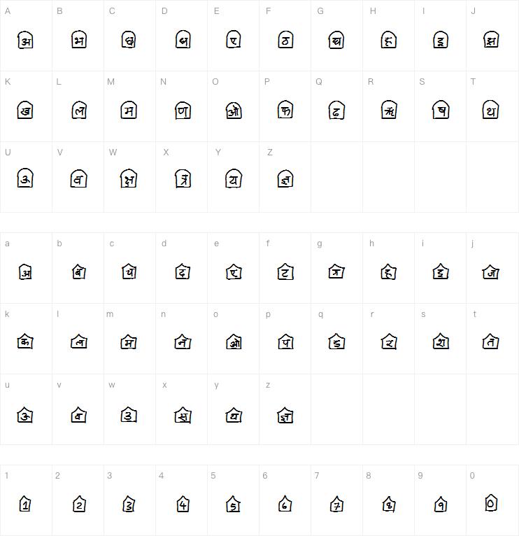 housefull words字体