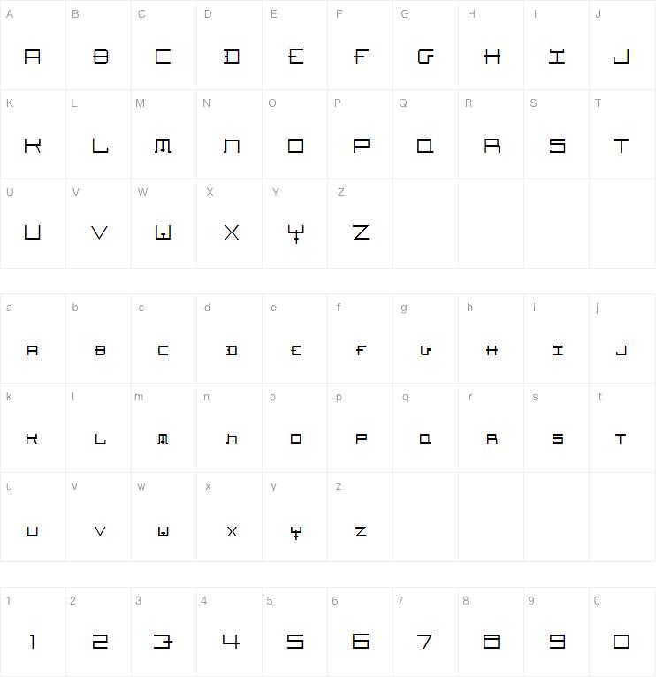 Hozenozzle Thin字体