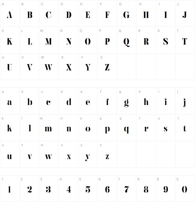 Hugiller字体