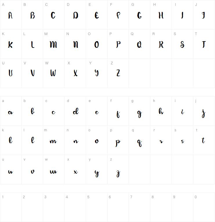 Humaniora Brush字体