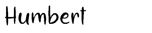 Humbert字体