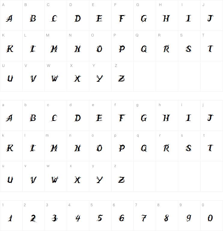 Humble Wall字体