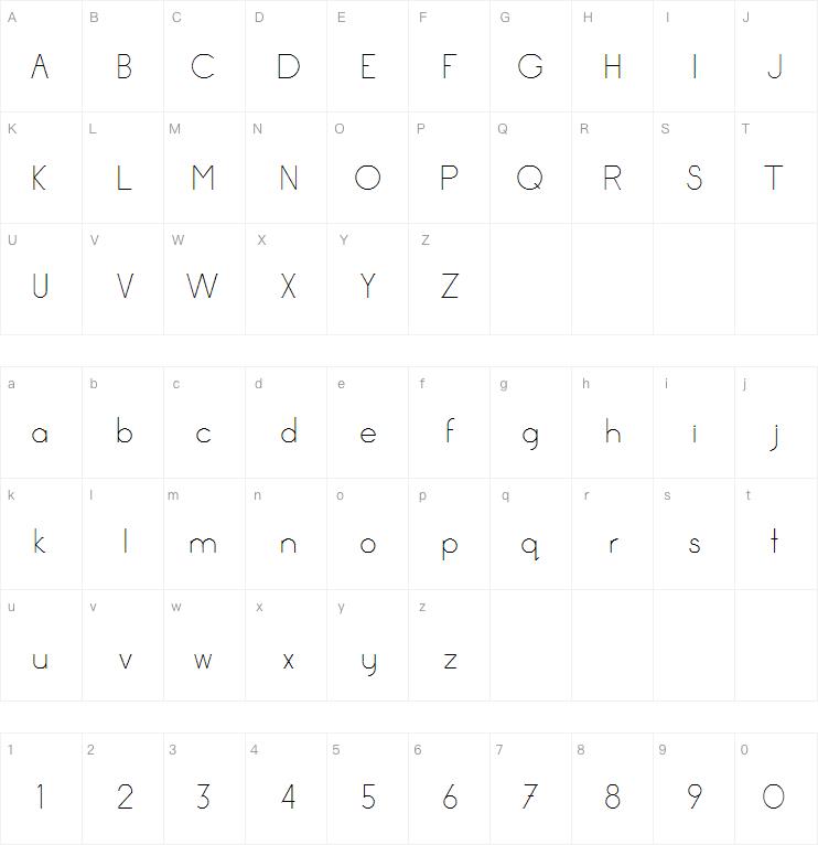 Hypeface - Reg字体