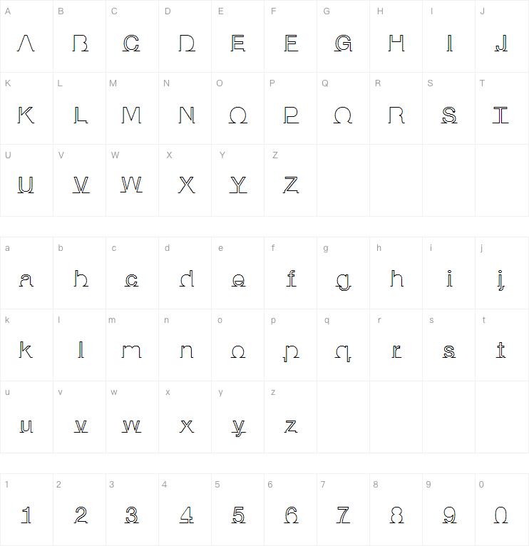 I am online with u字体