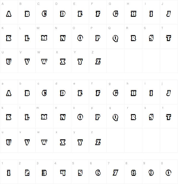 Icebox Art字体