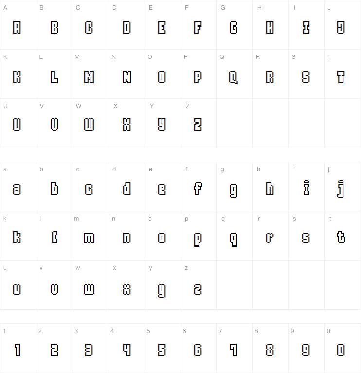 Ice Pixel7字体