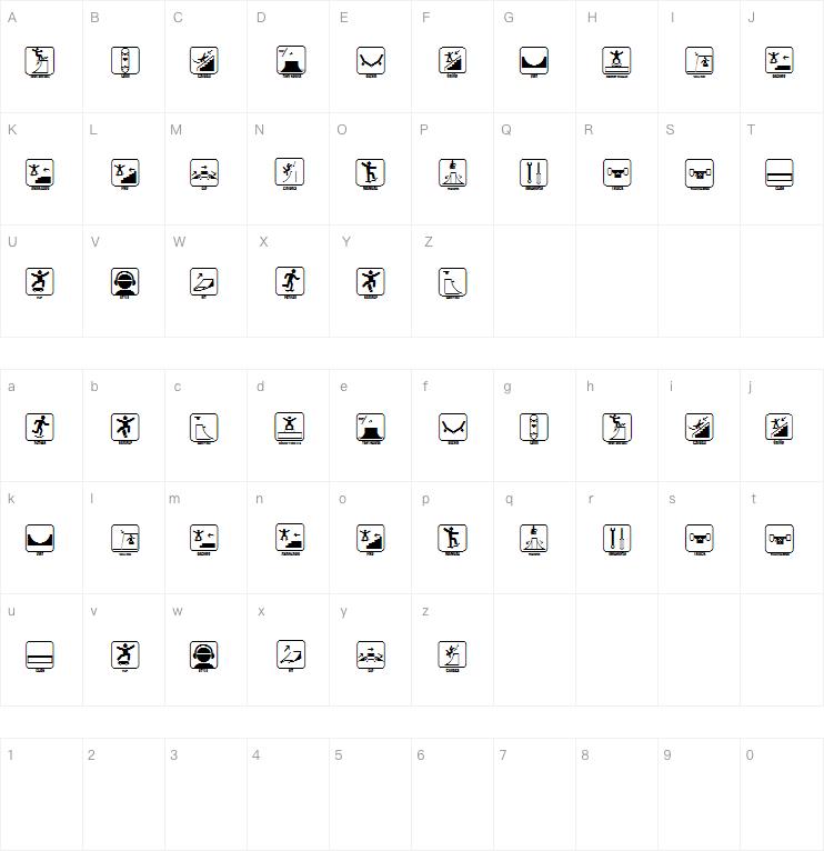 ICONOS SKATE字体